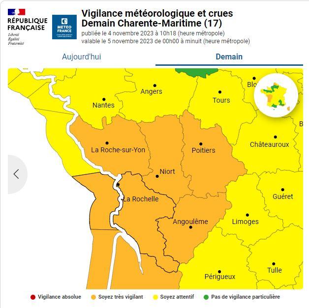 Carte vigilance 5nov23